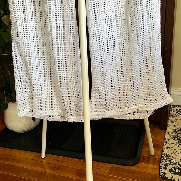 🤍⛱️🏖️Alexa & Stella White Mesh Bottoms with Adjustable Waist-L-NWT - Picture 6 of 14